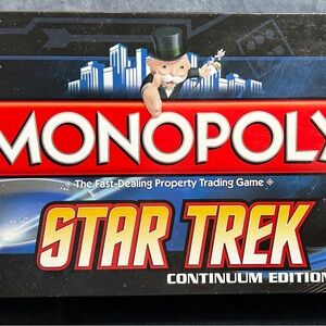 Monopoly Star Trek Continuum Edition Board Game - Black and Red